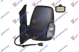 Καθρεφτης ΗΛΕΚΤ. ΘΕΡΜΑΙΝ. Κοντος (ΜΕ ΦΛΑΣ) (ΜΕ Φως Ογκου 16W) (Α ΠΟΙΟΤΗΤΑ) (CONVEX GLASS) Αριστερα Ford Transit 19- - 325107507