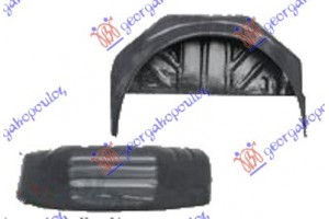 Θολος Πισω Πλαστικος Αριστερα Ford TRANSIT/TOURNEO Custom 13-18 - 326000852