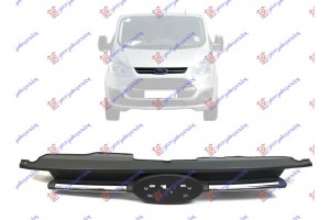 Μασκα Μαυρη Με Χρωμια Ford TRANSIT/TOURNEO Custom 13-18 - 326004540