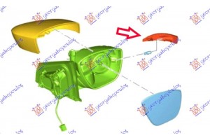 Φλας Πλαινο Καθρεφτη Δεξια Ford KA+ 18- - 330105491