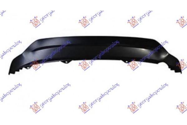 Σποιλερ Προφυλακτηρα Πισω ΜΑΥΡΟ/ΒΑΦΟΜ Honda CR-V 15-17 - 341206390