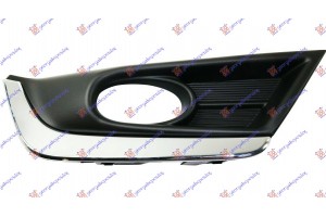 Διχτυ Προφυλακτηρα Εμπρος Μαυρο Με Χρωμιο (ΜΕ ΠΡΟΒΟΛΕΑ) Δεξια Honda CR-V 17- - 341304811