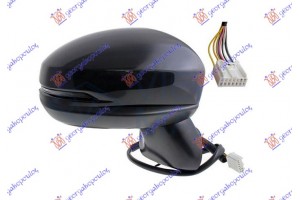 Καθρεφτης ΗΛΕΚΤ. ΘΕΡΜΑΙΝ. ΗΛ.ΑΝΑΚΛ. ΒΑΦΟΜ. (ΜΕ ΦΛΑΣ) (9pin) (Α ΠΟΙΟΤΗΤΑ) (CONVEX GLASS) Δεξια Honda Jazz 15-18 - 342107483