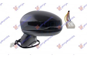 Καθρεφτης ΗΛΕΚΤ. ΘΕΡΜΑΙΝ. ΗΛ.ΑΝΑΚΛ. ΒΑΦΟΜ. (ΜΕ ΦΛΑΣ) (9pin) (Α ΠΟΙΟΤΗΤΑ) (ASPHERICAL GLASS) Αριστερα Honda Jazz 15-18 - 342107484