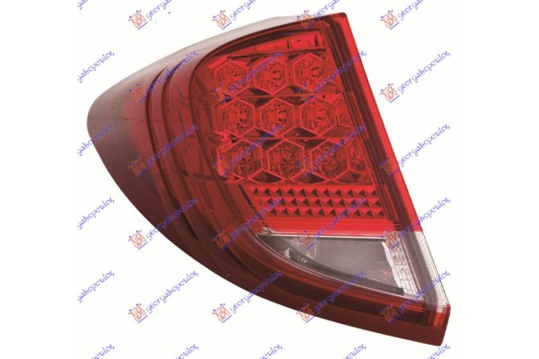 Φανος Πισω Εξω Led -14 (Ε) Αριστερα Honda Civic H/B-L/B 12-16 - 345005812