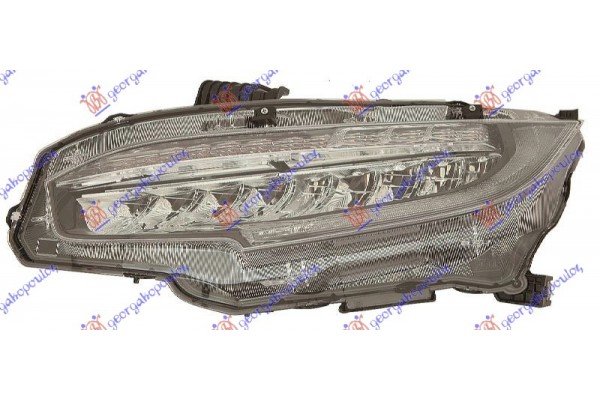 Φανος Εμπρος Full Led (Ε) (DEPO) Αριστερα Honda Civic Sedan 16-22 - 345105132