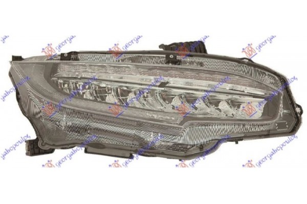 Φανος Εμπρος Full Led (Ε) (TYC) Δεξια Honda Civic Sedan 16-22 - 345105136