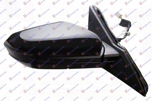 Καθρεφτης ΗΛΕΚΤ. ΘΕΡΜ. ΒΑΦΟΜ. (Α ΠΟΙΟΤΗΤΑ) (CONVEX GLASS) Δεξια Honda Civic Sedan 16-22 - 345107501