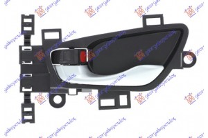 Χερουλι Πορτας ΕΜΠΡΟΣ/ΠΙΣΩ Εσω (ΜΑΥΡΟ/ΑΣΗΜΙ) Αριστερα Honda Civic Sedan 16-22 - 345107872