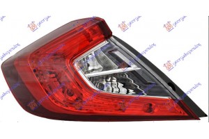Φανος Πισω Εξω (Ε) Αριστερα Honda Civic H/B 16-22 - 345205812