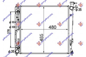 Ψυγειο Νερου 2.0 Crdi Πετρελαιο Αυτοματο (485x470) (ΤΣΕΧΙΑΣ) Kia Sportage 10-14 - 424106325
