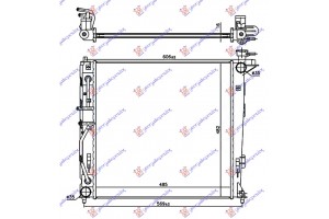Ψυγειο Νερου 2.0 Crdi Πετρελαιο Αυτοματο (485x470) (ΤΣΕΧΙΑΣ) (KOYO) Kia Sportage 10-14 - 424106330