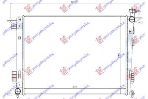 Ψυγειο Νερου 2.0-2.4 Βενζινη Μηχανικο (640x480x16) (ΚΟΡΕΑΣ) Kia Sportage 10-14 - 424106340
