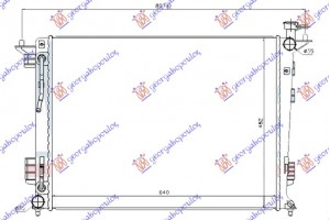 Ψυγειο Νερου 2.0-2.4 Βενζινη Αυτοματο (640x480x16) (ΚΟΡΕΑΣ) Kia Sportage 10-14 - 424106350