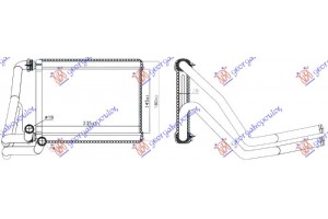 Ψυγειο Καλοριφερ (BR) (145x225x20) Kia Sportage 10-14 - 424106500