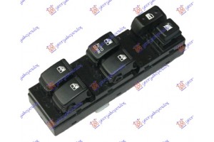 Διακοπτης ΠΑΡΑΘ. ΕΜΠ. (Τετραπλός)(16pin) (AUTODOWN) Αριστερα Hyundai iX35/TUCSON 10-15 - 365007174