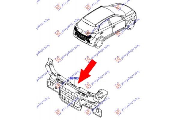 Ποδια Πισω (Γ) Hyundai i20 (H/B) 14-18 - 366102070