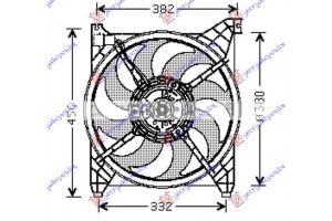 Βεντιλατερ Ψυγειου Κομπλε ΒΕΝΖ. Hyundai Sonata 01-05 - 366906440