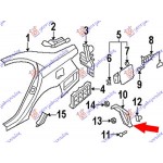 Θολος Πισω Πλαστικος -08 Δεξια Hyundai Sonata 06-11 - 367000851