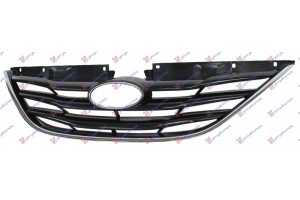 Μασκα Μαυρη Με Χρωμιο Πλαισιο Hyundai Sonata 11-15 - 367104540