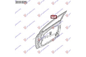 Πορτα Εμπρος 5Π (Γ) Δεξια Hyundai i30 5D 14-17 - 368201431