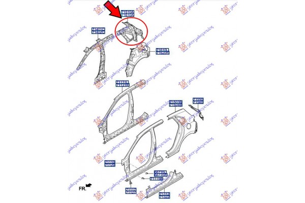 Φανοστατης Πισω (Η/Β) (Γ) Αριστερα Hyundai i30 HATCHBACK/TOURER 17-20 - 368302752