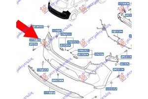 Προφυλακτηρας Πισω (Η/Β) (ΜΕ PDC) (Γ) Hyundai i30 Hatchback 20- - 368503395