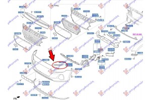 Βαση ΠΡΟΦΥΛ. ΕΜΠ. Πλαστικη Αριστερα Hyundai i30 Fastback 17-20 - 368404284