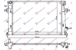 Ψυγειο Νερου 1.4/1/6 Mpi Βενζινη Μηχανικο (610x411x16) Hyundai i30 Fastback 17-20 - 368406315