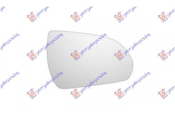 Κρυσταλλο Καθρεφτη ΘΕΡΜΑΙΝ. (CONVEX GLASS) Δεξια Hyundai i30 Hatchback 20- - 368507601