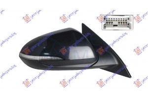 Καθρεφτης ΗΛ. ΘΕΡΜ. ΗΛ. ΑΝ. Με Μνημη ΒΑΦ. (ΜΕ Φλας & BLIS) (14 PIN) (Α ΠΟΙΟΤΗΤΑ) (CONVEX GLASS) Δεξια Hyundai i30 HATCHBACK/TOURER 17-20 - 368307691