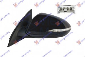 Καθρεφτης ΗΛ. ΘΕΡΜ. ΗΛ. ΑΝ. Με Μνημη ΒΑΦ. (ΜΕ Φλας & BLIS) (14 PIN) (Α ΠΟΙΟΤΗΤΑ) (ASPHERICAL GLASS) Αριστερα Hyundai i30 HATCHBACK/TOURER 17-20 - 368307692