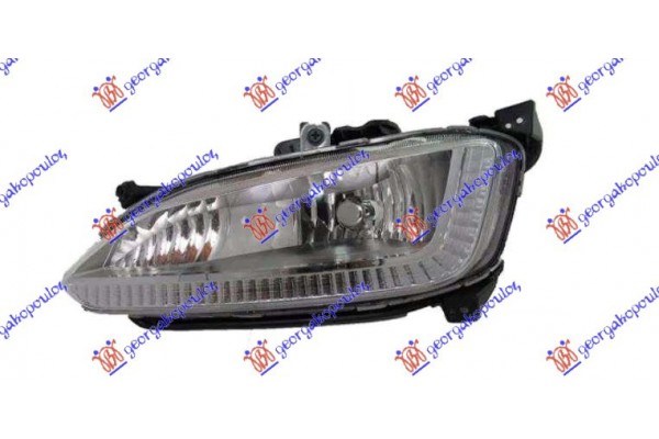 Προβολεας Ομιχλης (H8) Αριστερα Hyundai Santa Fe 12-16 - 369105114