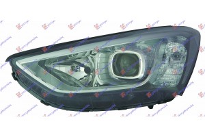 Φανος Εμπρος ΗΛΕΚΤ. Με Φως Ημερας Led (E) (DEPO) Αριστερα Hyundai Santa Fe 12-16 - 369105132