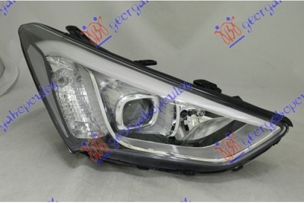 Φανος Εμπρος Xenon Με Φως Ημερας Led (E) (TYC) Δεξια Hyundai Santa Fe 12-16 - 369105141