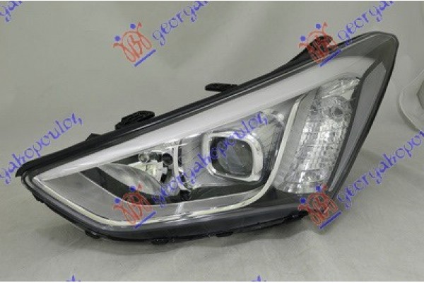 Φανος Εμπρος Xenon Με Φως Ημερας Led (E) (TYC) Αριστερα Hyundai Santa Fe 12-16 - 369105142