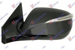 Καθρεφτης ΗΛΕΚΤ. ΘΕΡΜ. ΗΛ.ΑΝΑΚΛ. (ΜΕ Φλας & Φως ΑΣΦΑΛΕΙΑΣ) (ASPHERICAL GLASS) Αριστερα Hyundai Santa Fe 12-16 - 369107582