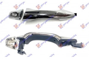 Χερουλι Πορτας Εμπρος Εξω Χρωμιο Αριστερα Hyundai Santa Fe 12-16 - 369107842