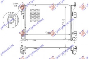 Ψυγειο 1.4-1.6CRDI +/- Αc AΥΤ. (50x37,3) Kia Venga 10- - 428006330