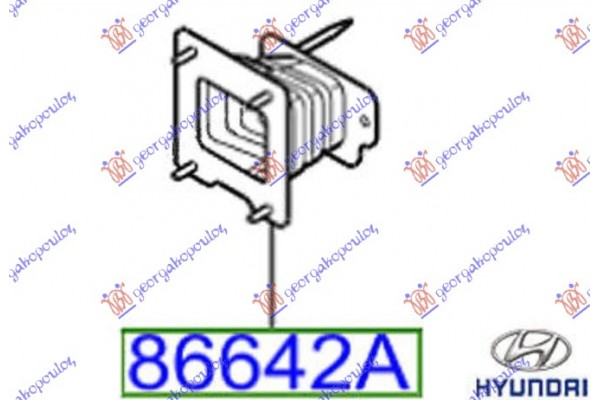 Βαση ΠΡΟΦΥΛ. Πισω (Γ) Δεξια Hyundai i10 13-16 - 371104301