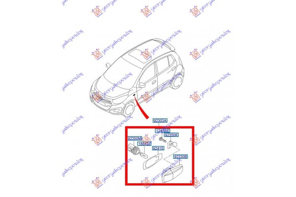 Φλας Φτερου (Γ) Αριστερα Hyundai i10 13-16 - 371105502