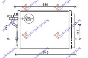 Ψυγειο A/C Για ΌΛΑ (440x330x16) Hyundai i10 13-16 - 371106400