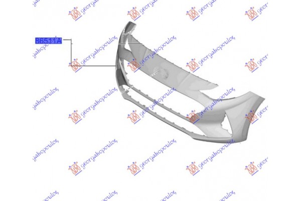 Προφυλακτηρας Εμπρος (Γ) Hyundai i10 19-23 - 371303370