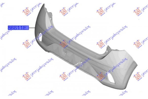 Προφυλακτηρας Πισω (Γ) Hyundai i10 19-23 - 371303390