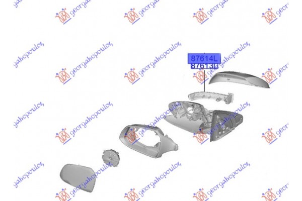 Φλας Πλαινο Καθρεφτη (Γ) Δεξια Hyundai i10 19-23 - 371305491