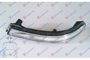 Φλας Πλαινο Καθρεφτη Αριστερα Hyundai Elantra 15-19 - 372205492