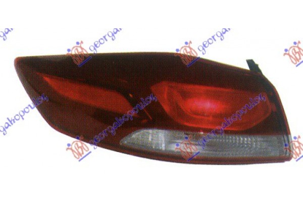 Φανος Πισω Εξω Αριστερα Hyundai Elantra 15-19 - 372205812