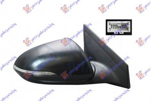 Καθρεφτης ΗΛΕΚΤ. ΘΕΡΜΑΙΝ. ΗΛ. Ανακλ Με ΜΝΗΜΗ. ΒΑΦΟΜ. (14PIN) (ΜΕ Φλας & BLIS) (CONVEX GLASS) Δεξια Hyundai Elantra 15-19 - 372207591