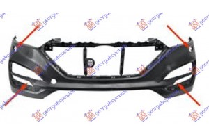 Προφυλακτηρας Εμπρος Ανω ΒΑΦΟΜ. (ΜΕ Φωτα ΗΜΕΡ. Led & ΠΙΤΣΙΛ.) (ΜΕ/ΧΩΡΙΣ PDS) Hyundai Tucson 15-18 - 375003385