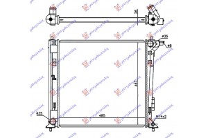 Ψυγειο Νερου 2.0 Crdi Πετρελαιο Αυτοματο (485x465) (ΤΣΕΧΙΑΣ) Kia Sportage 15-18 - 424306320
